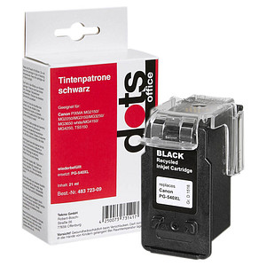 Image dots schwarz Tintenpatrone ersetzt Canon PG-540XL