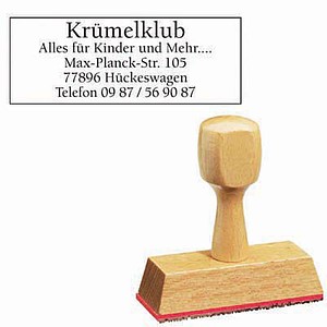 Image Textstempel, individualisierbar