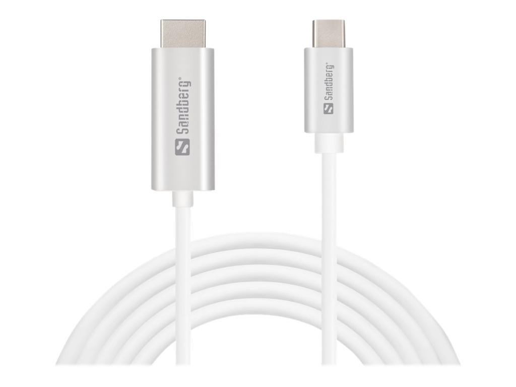 Image SANDBERG USB-C to HDMI Cable 2m