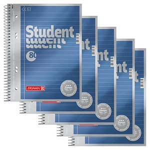 Image 5 BRUNNEN Collegeblöcke Student Premium liniert DIN A5 Innenrand