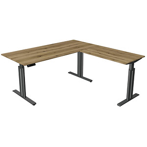 Image kerkmann Sitz-Steh-Schreibtisch Move 3 elegant mit Anbau