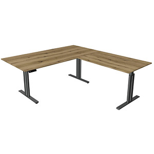 Image kerkmann Sitz-Steh-Schreibtisch Move 3 elegant mit Anbau