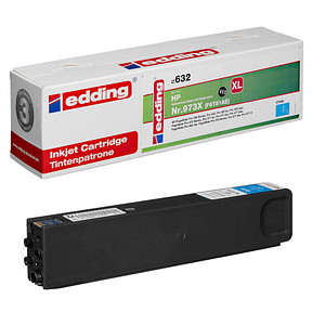 Image edding EDD-632 cyan Tintenpatrone ersetzt HP 973X (F6T81AE)
