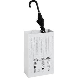 Image HAKU Möbel Schirmständer 22381 weiß Stahl