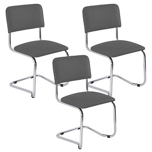 Image 3 Nowy Styl Besucherstühle Sylwia anthrazit Stoff