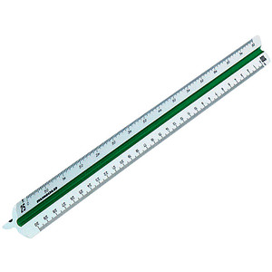 Image RUMOLD Dreikantlineal Architekt 4 30,0 cm, weiß
