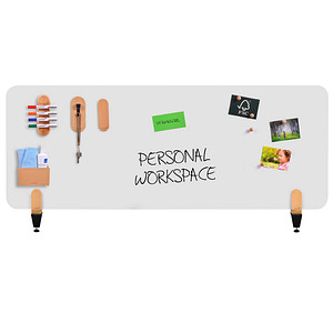 Image Legamaster Tischtrennwand ELEMENTS 7-209912 weiß 160,0 x 60,0 cm