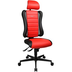 Image Topstar Gaming Stuhl Sitness RS, SR100 DA01X rot, schwarz, schwarz Kunstleder
