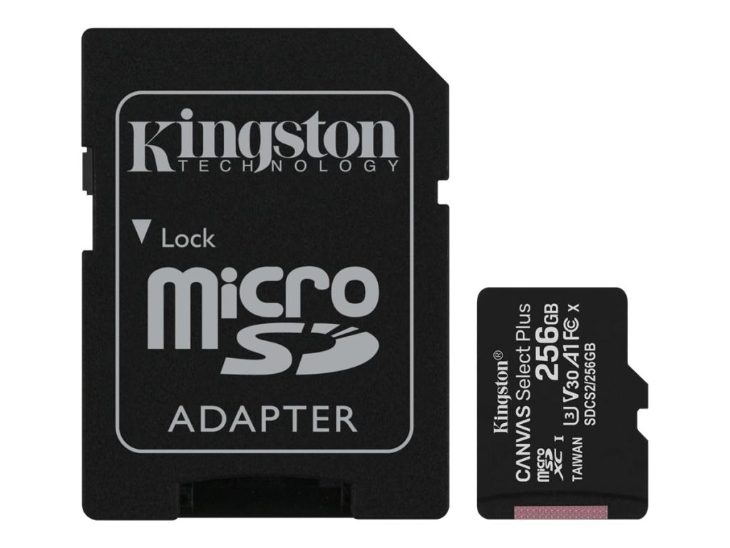 Image KINGSTON 256GB MICROSDXC CANVAS SELECT