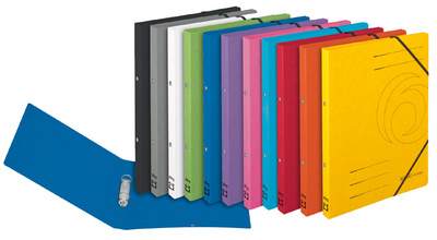 Image herlitz Ringhefter easyorga, A4, Karton, fuchsia