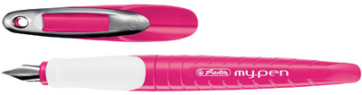 Image herlitz Füllhalter my.pen, Federbreite: L, pink/weiß