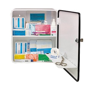 Image SÖHNGEN Medizinschrank Frühkindliche Betreuung - Krabbelgruppe ohne Norm weiß