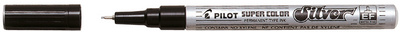 Image PILOT Permanent-Marker SUPER COLOR Silver, medium, silber