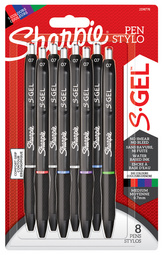 Image Sharpie Gelschreiber S-GEL, 0,7 mm, sortiert, 8er Blister