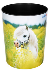 Image Läufer Papierkorb Pferd im Rapsfeld