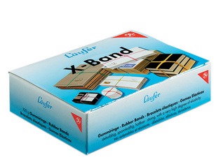 Image Läufer X-Band im Karton - 100 g, 100 x 11 mm, bunt sortiert