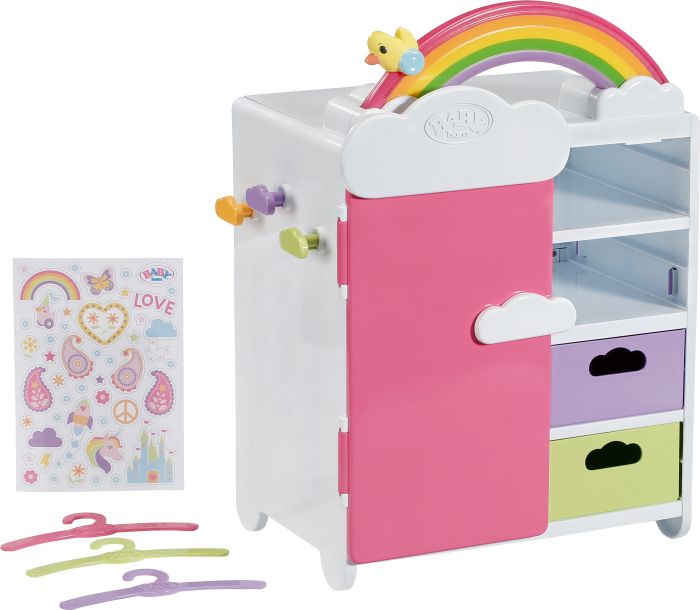 Image BABY born Regenbogen Schrank