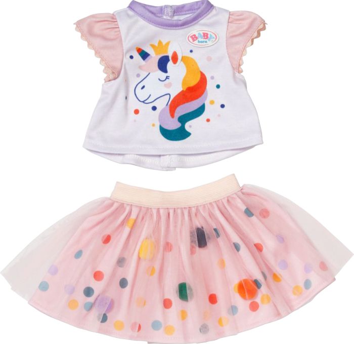 Image BABY born Einhornkleid mit Tutu 43cm