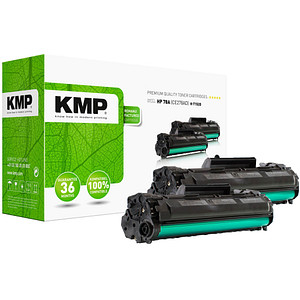 Image KMP H-T152D Toner 2er-Pack ersetzt HP HP 78A (CE278A) Schwarz Kompatibel Toner 