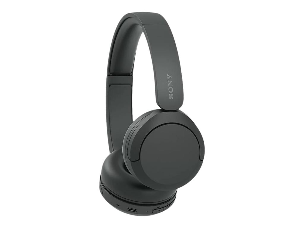 Image SONY WH-CH520 Kabellose Bluetooth-Kopfhörer, schwarz bis zu 50 Stunden Akkulauf