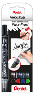 Image Pentel Whiteboardmarker Maxiflo Flex-Feel, 4er Set MWL5SBF-4