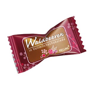 Image HELLMA Waldbeere in Vollmilchschokolade Schokofrüchte 380 St.