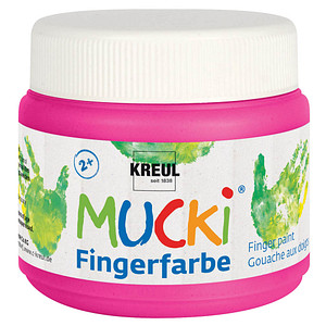 Image KREUL Fingerfarbe "MUCKI", pink, 150 ml