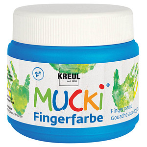 Image KREUL Fingerfarbe "MUCKI", blau, 150 ml