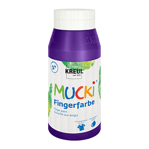 Image KREUL Fingerfarbe "MUCKI", violett, 750 ml