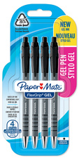 Image Paper:Mate Gelschreiber FlexGrip GEL, 4er Blister, schwarz