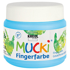 Image KREUL MUCKI Fingerfarbe hellblau 150,0 ml