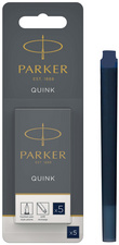 Image PARKER Großraum-Tintenpatronen QUINK, im Blister,schwarzblau