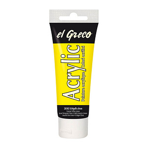 Image KREUL el Greco Acrylfarbe echtgelb zitron 75,0 ml