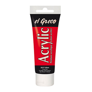 Image KREUL Acrylfarbe el Greco, echtrot, 75 ml Tube