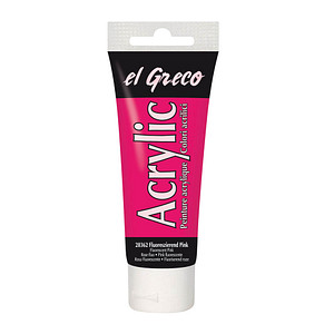 Image KREUL el Greco Acrylfarbe neonpink 75,0 ml