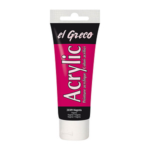Image KREUL Acrylfarbe el Greco, magenta, 75 ml Tube