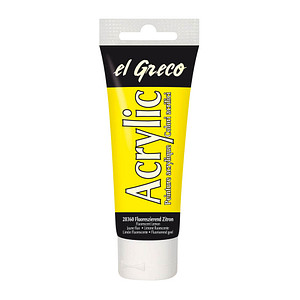 Image KREUL el Greco Acrylfarbe neongelb 75,0 ml