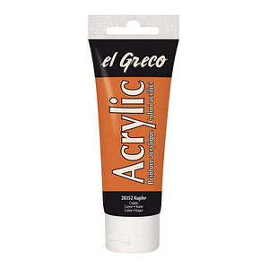Image KREUL Acrylfarbe el Greco, kupfer, 75 ml Tube