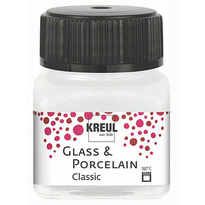 Image KREUL Classic Porzellanfarben weiß 20,0 ml