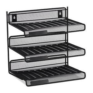 Image relaxdays Briefablagen-System schwarz