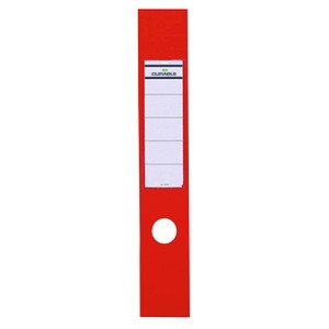 Image DURABLE Ordner-Rückenschilder ORDOFIX, selbstklebend, rot aus Kunststoff-Folie,