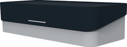 Image helit Mobiler Schreibtisch-Organizer, schwarz