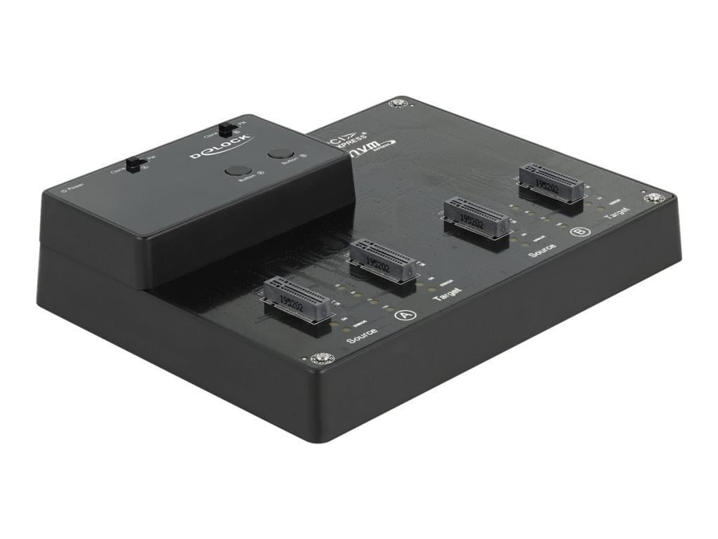 Image DELOCK M.2 Dockingstation für 4 x M.2 NVMe PCIe SSD mit Klon Funktion