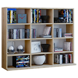 Image VCM my home Bücherregal Megosa Mini sonoma-eiche 102,0 x 23,0 x 83,0 cm