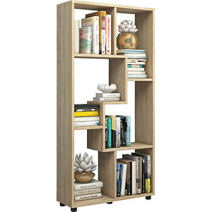 Image VCM my home Bücherregal Blina sonoma-eiche 60,0 x 20,0 x 119,0 cm