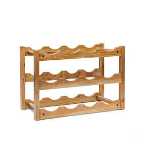 Image relaxdays Weinregal braun 42,0 x 21,0 x 28,0 cm