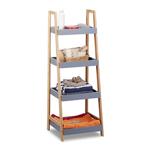 Image relaxdays Badregal braun 36,0 x 34,5 x 98,0 cm