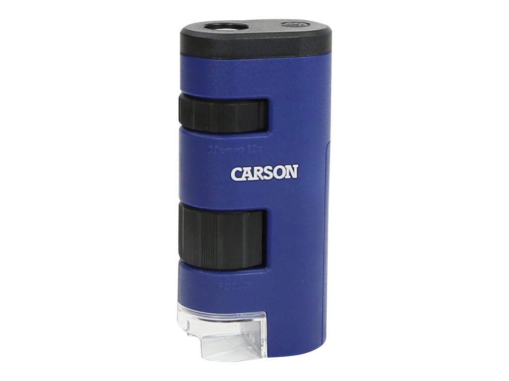 Image CARSON® digitales Mikroskop PocketMicro schwarz/blau 20x - 60x