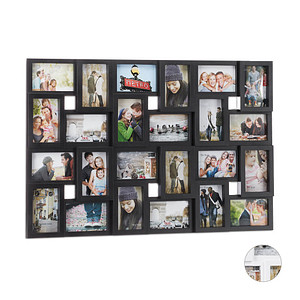 Image relaxdays Collage-Bilderrahmen schwarz 86,0 x 57,0 cm