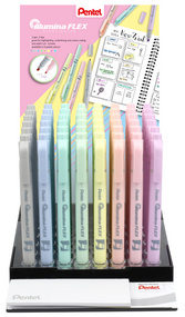 Image Pentel Textmarker Illumina Flex Pastel, 48er Display